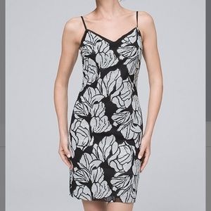 Black & White Sequin Sheath Dress, 4